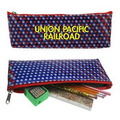 Pencil Case w/ 3D Lenticular Animated Stars and Stripes (Custom)